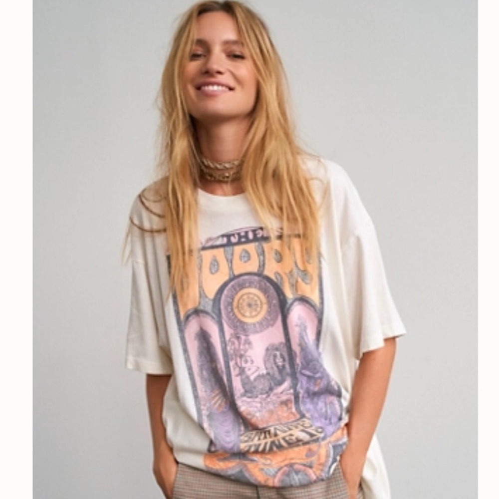 Free People - Daydreamer the doors T-shirt dress